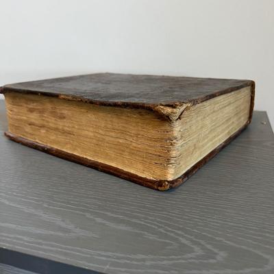 2 Antique Bibles Circa 1809 and 1929