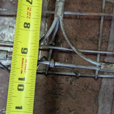 Vintage Wire Milk Bottle Carrier (L)