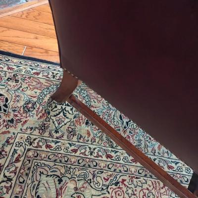 Classic Leather Chair & Foot Stool (LR)