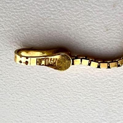 14K Gold Pendant Estate Necklace