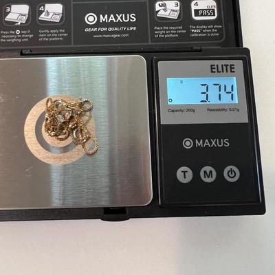 14K Gold Pendant Estate Necklace