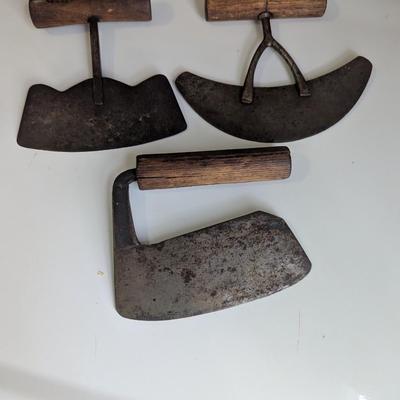 Primitive Kitchen Utensils Farmhouse Choppers (L)