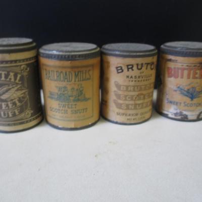 Tube Rose Scotch Snuff Church Fan Hand Quality Helme Snuff Tin Dental Sweet Snuff (L)