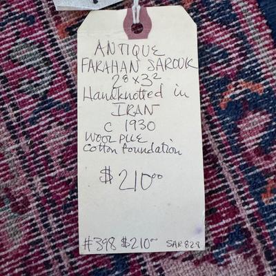 Hand-knotted Farahan Sarook Rug (B2-DZ)