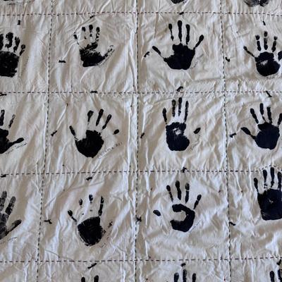 Two Handmade Patchwork Quilt from the 80s (B2-DZ)