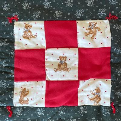 Two Handmade Patchwork Quilt from the 80s (B2-DZ)