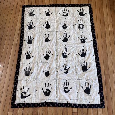 Two Handmade Patchwork Quilt from the 80s (B2-DZ)