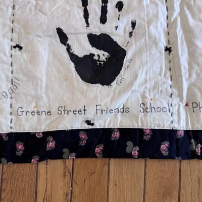 Two Handmade Patchwork Quilt from the 80s (B2-DZ)