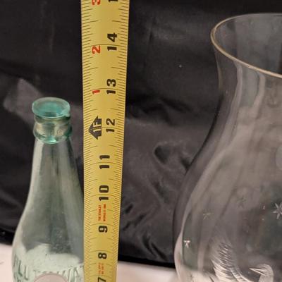 Pluto Water Americas Physic Bottle White House Vinegar Jug Wheaton USA No. 16 Canning Jar With Lid (B)