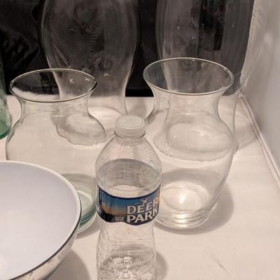 Pluto Water Americas Physic Bottle White House Vinegar Jug Wheaton USA No. 16 Canning Jar With Lid (B)