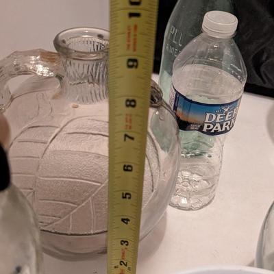 Pluto Water Americas Physic Bottle White House Vinegar Jug Wheaton USA No. 16 Canning Jar With Lid (B)