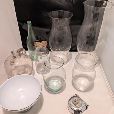 Pluto Water Americas Physic Bottle White House Vinegar Jug Wheaton USA No. 16 Canning Jar With Lid (B)