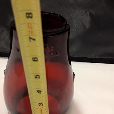 Dietz Red Railroad Lantern Globe (B)