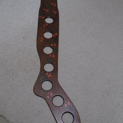 Early Wooden Stocking Airer Or Sock Stretcher (B)