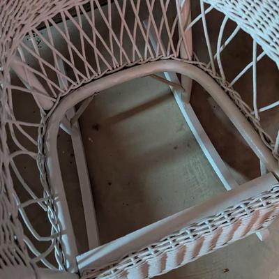 Vintage Wicker Chair (B)