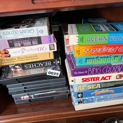 Big Mixed Lot DVD, VHS, Cassettes, CDs