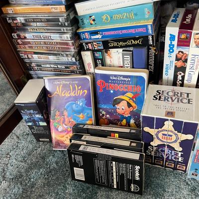 Big Mixed Lot DVD, VHS, Cassettes, CDs