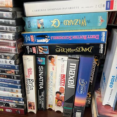 Big Mixed Lot DVD, VHS, Cassettes, CDs