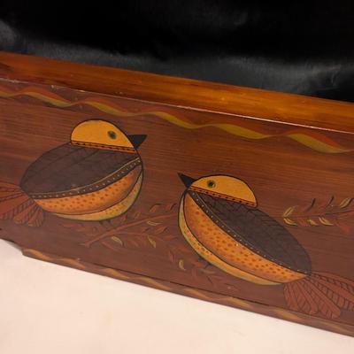 Vintage Wall Decor Mirrors & Sled With Birds (B)