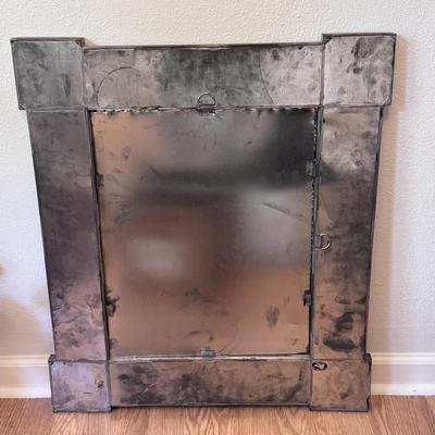 Mexican Tin Talavera Mirror (B2-DZ)