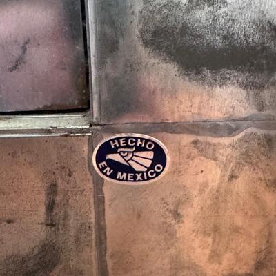 Mexican Tin Talavera Mirror (B2-DZ)