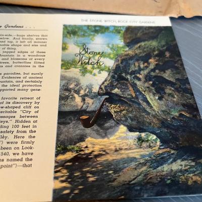 Antique Vintage Ephemera Lot - Stamps, 1899 Deed, Travel