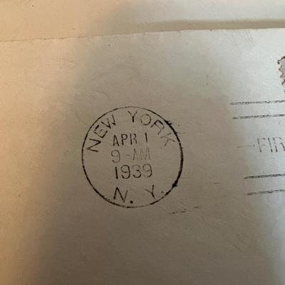 Antique Vintage Ephemera Lot - Stamps, 1899 Deed, Travel