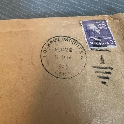 Antique Vintage Ephemera Lot - Stamps, 1899 Deed, Travel