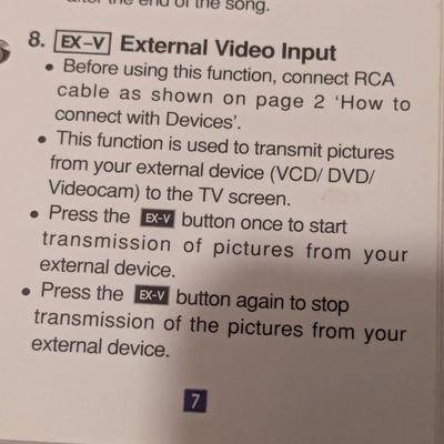 Enter Tech Onstage Karaoke Mic With Song List Book (B)