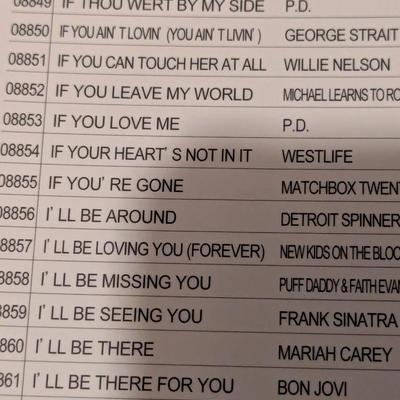 Enter Tech Onstage Karaoke Mic With Song List Book (B)