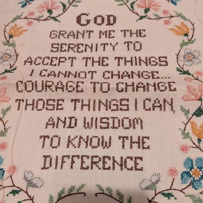 Pair Of Embroidered Wall Decor (B)
