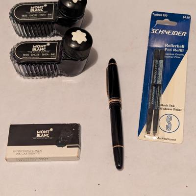 Mont Blance Black Ink Containers - Pen - Inkwell (B)
