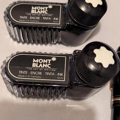 Mont Blance Black Ink Containers - Pen - Inkwell (B)