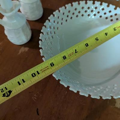 Vintage Westmoreland Glass White Milk Glass Dishes (B)