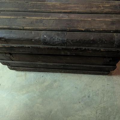 Large Old Steamer Trunk (B)