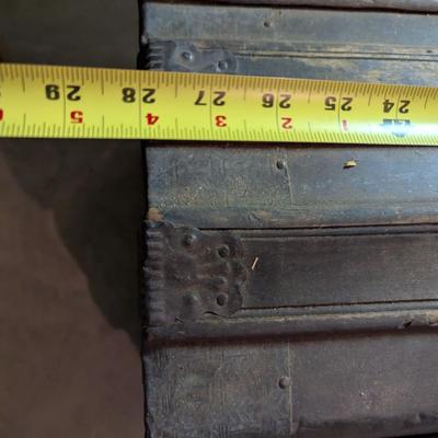 Large Old Steamer Trunk (B)