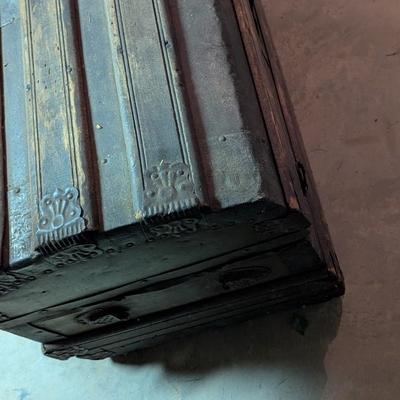 Large Old Steamer Trunk (B)