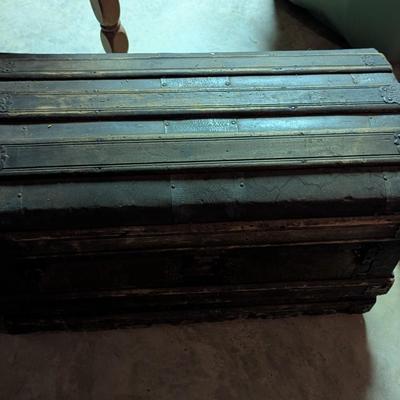 Large Old Steamer Trunk (B)