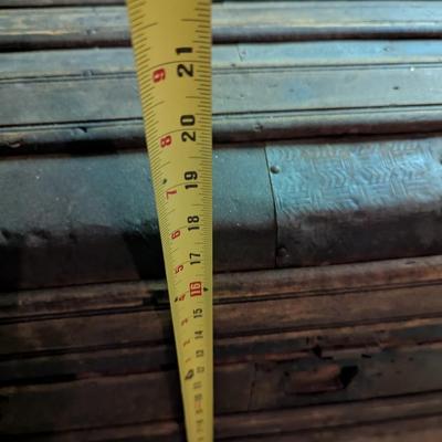 Large Old Steamer Trunk (B)