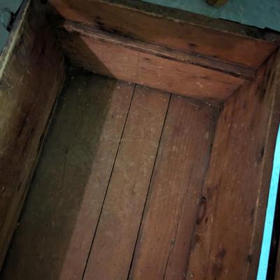 Large Old Steamer Trunk (B)