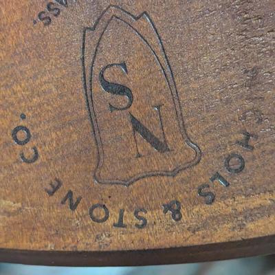 Vintage Nichols & Stone Mid Century Classic Oak Rocking Chair (B)