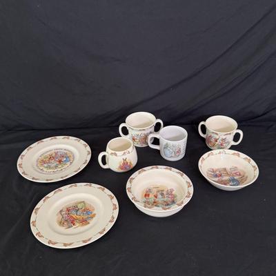 Royal Doulton “Bunnykins” and Wedgewood “Peter Rabbit” China (B2-DZ)