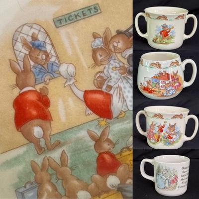 Royal Doulton “Bunnykins” and Wedgewood “Peter Rabbit” China (B2-DZ)