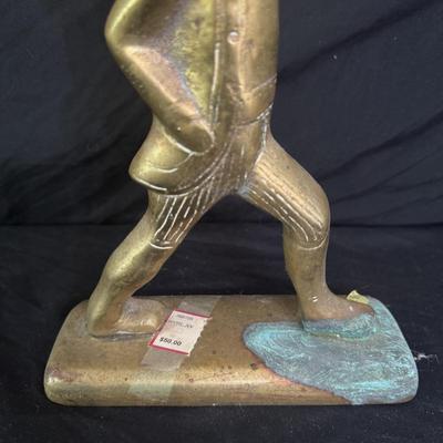 Three Brass Hessian Soldier Doorstoppers (B2-DZ)