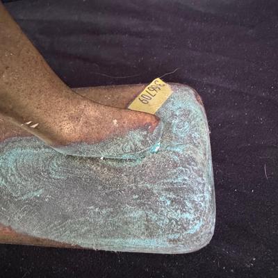 Three Brass Hessian Soldier Doorstoppers (B2-DZ)