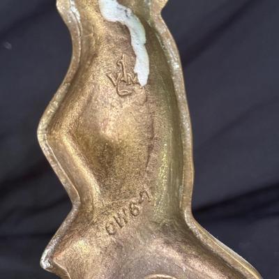 Three Brass Hessian Soldier Doorstoppers (B2-DZ)