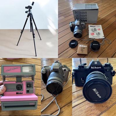 Bogen by Manfrotto 3221 Tripod and Several Cameras and Accessories (B2-DZ)