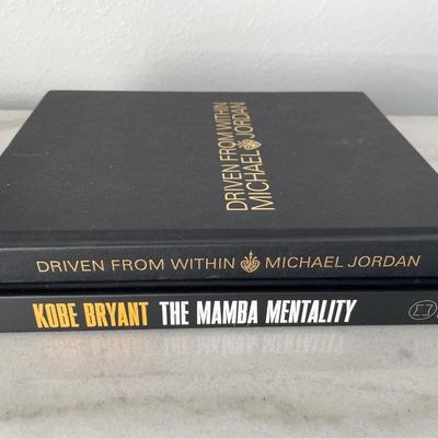 Kobe & Jordan hard cover books