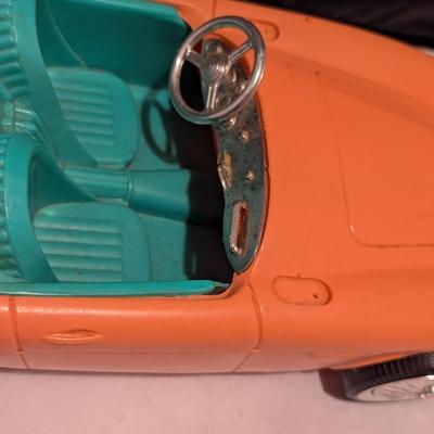 Vintage 1960's Barbie Convertible Car (B)