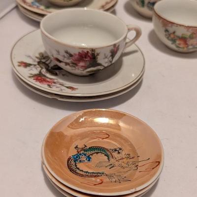 Vintage China Teacups & Plates (B)